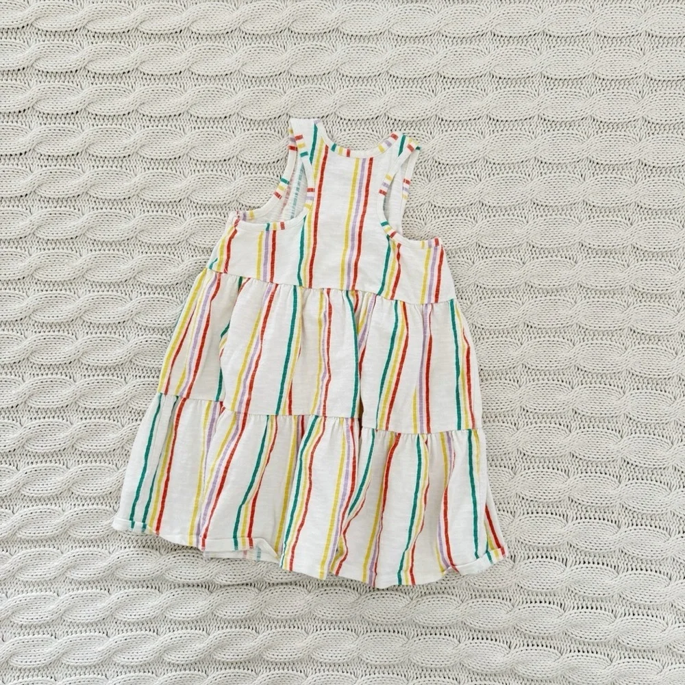 Tucker + Tate Girls Multicolor Striped Dress